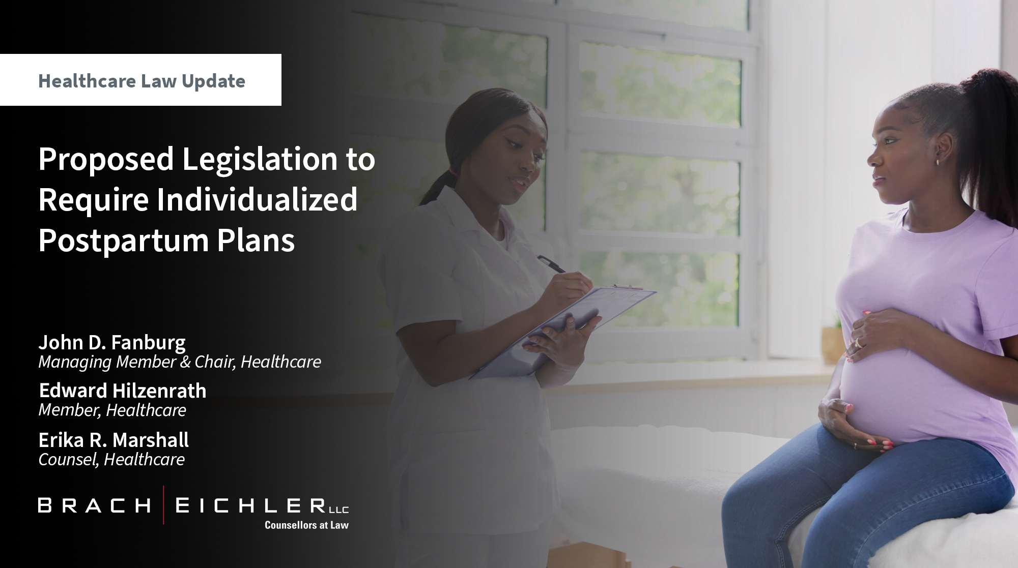 Proposed Legislation to Require Individualized Postpartum Plans - Healthcare Law Update - October 2024 - Brach Eichler