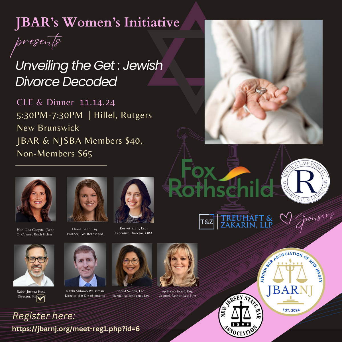 Unveiling the Get: Jewish Divorce Decoded - Women's Initiative Launch